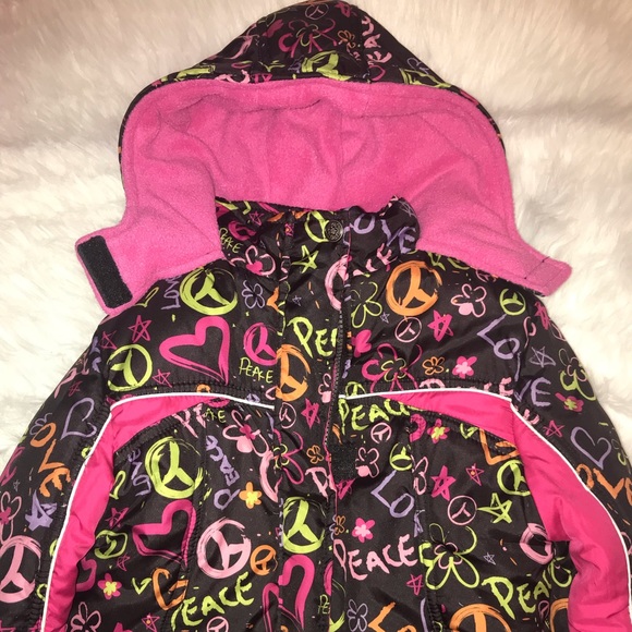 🌸Pink Platinum Zip Up Kids Jacket 🌸 - Picture 3 of 6